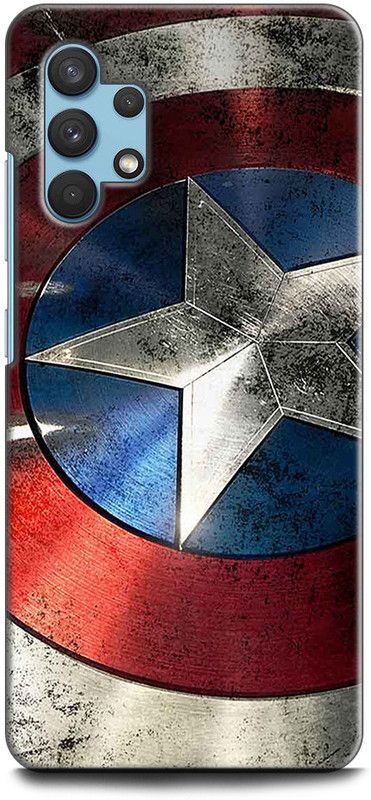 WallCraft Back Cover for SAMSUNG Galaxy A13 CAPTAIN AMERICA, AVENGER, SHIELD, MARVEL  (Multicolor, Dual Protection, Pack of: 1)