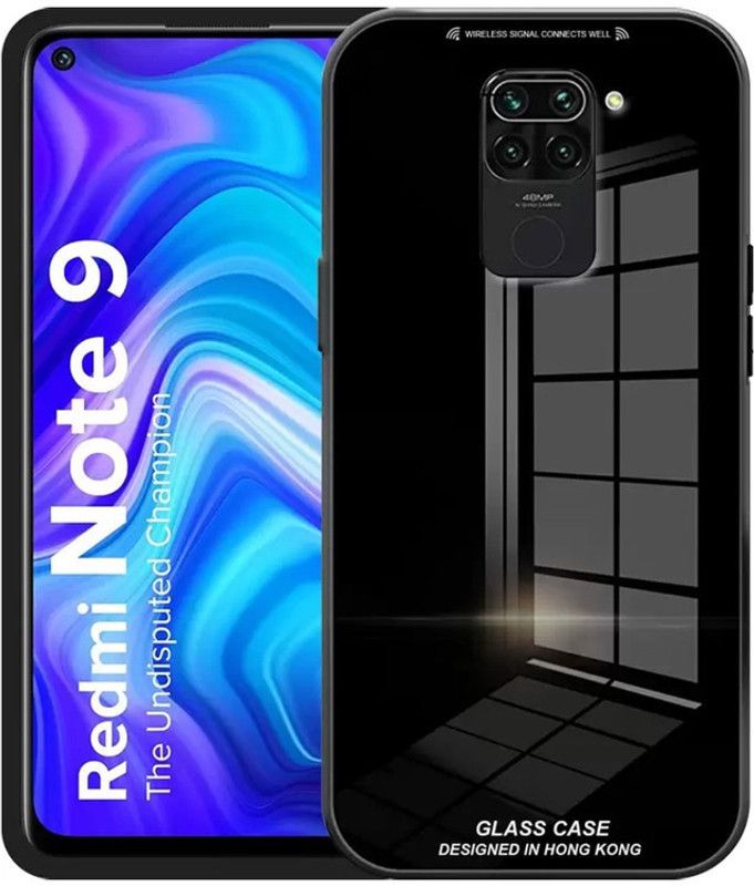 Imperium Back Cover for Redmi Note 9  (Black, Hard Case, Pack of: 1)