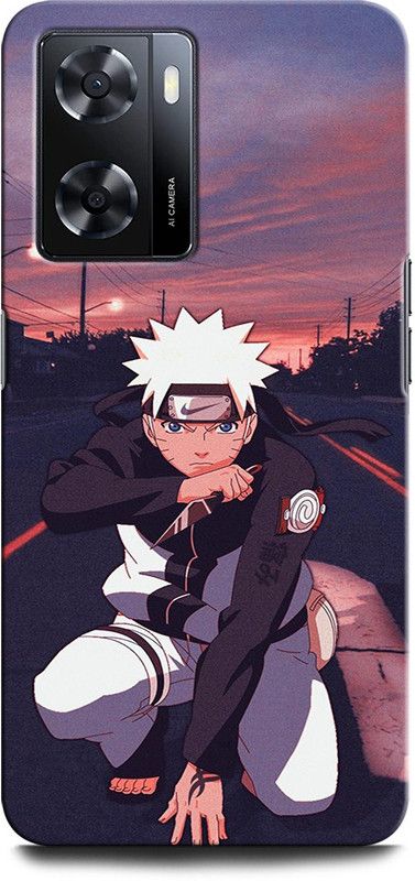 GRAFIQE Back Cover for OPPO A57e NARUTO UZUMAKI, ANIME, NEON, GOKU  (Multicolor, Shock Proof, Pack of: 1)