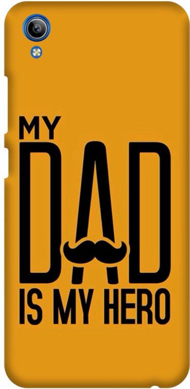 Crafto Rama Back Cover for Vivo Y90 ,Vivo 1908, Quote, MY DAD IS MY HERO, I Love My Dad, PRINTED BACK COVER  (Multicolor, Hard Case, Pack of: 1)