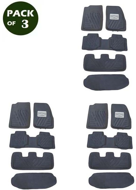 AUTOGARH Plastic 3D Mat For Toyota Innova  (Black)