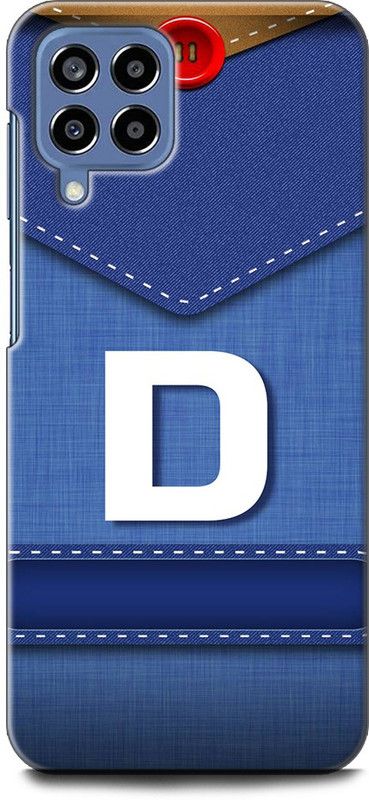WallCraft Back Cover for SAMSUNG Galaxy M53 5G D, D LETTER, D NAME, BLUE, JEANS, D ALPHABET, ALPHABET  (Multicolor, Dual Protection, Pack of: 1)
