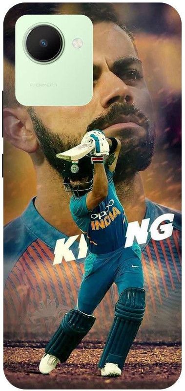 FRONK Back Cover for realme C30s, RMX3690, VIRAT, KOHLI, INDIAN, PLAYER, RCB  (Blue, Hard Case, Pack of: 1)