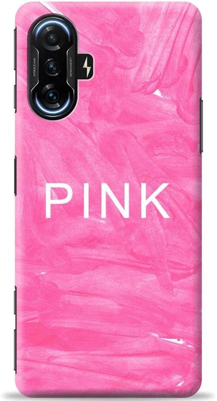 Crafter Back Cover for Poco F3 GT  (Pink, Shock Proof, Pack of: 1)