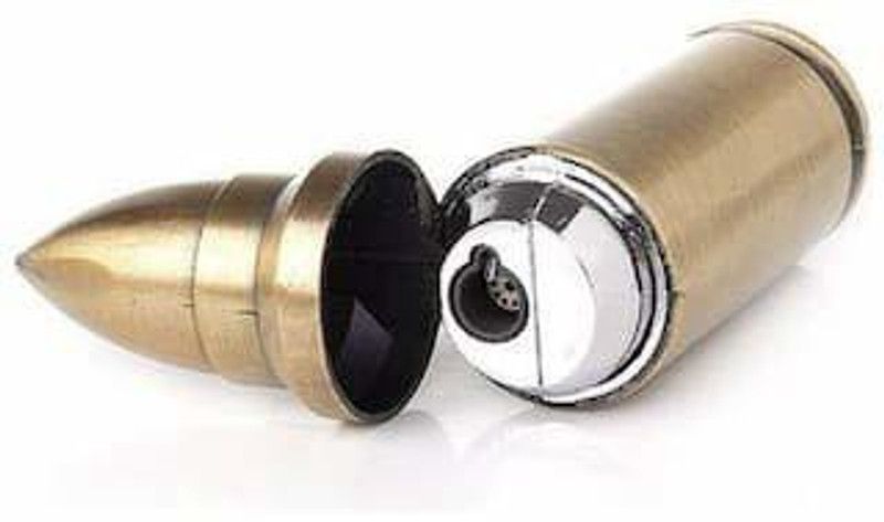 Electrendy Bullet Pocket Cigarette Lighter BLTLT004 Pocket Lighter  (Gold)