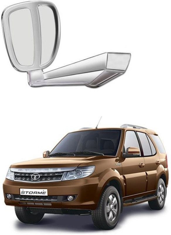 PRTEK Manual Remote Rear View Mirror For Tata Safari  (Center)