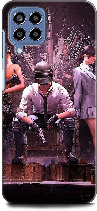 WallCraft Back Cover for SAMSUNG Galaxy M33 5G PUBG, GAME  (Multicolor, Dual Protection, Pack of: 1)