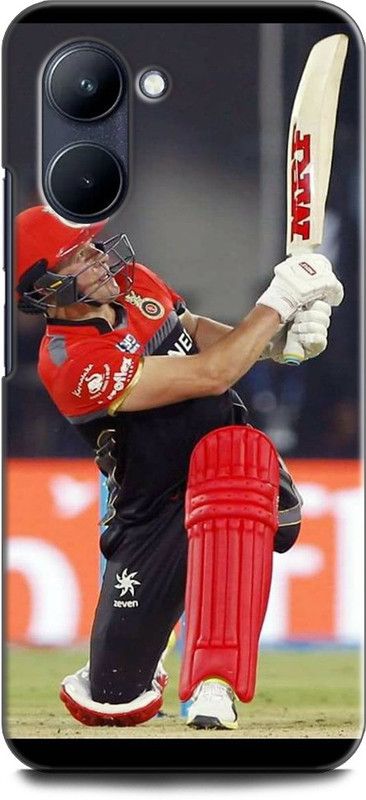 WallCraft Back Cover for Realme C33, RMX3624 AB DE VILLIERS, CRICKET, BATSMAN, SPORTS  (Multicolor, Dual Protection, Pack of: 1)
