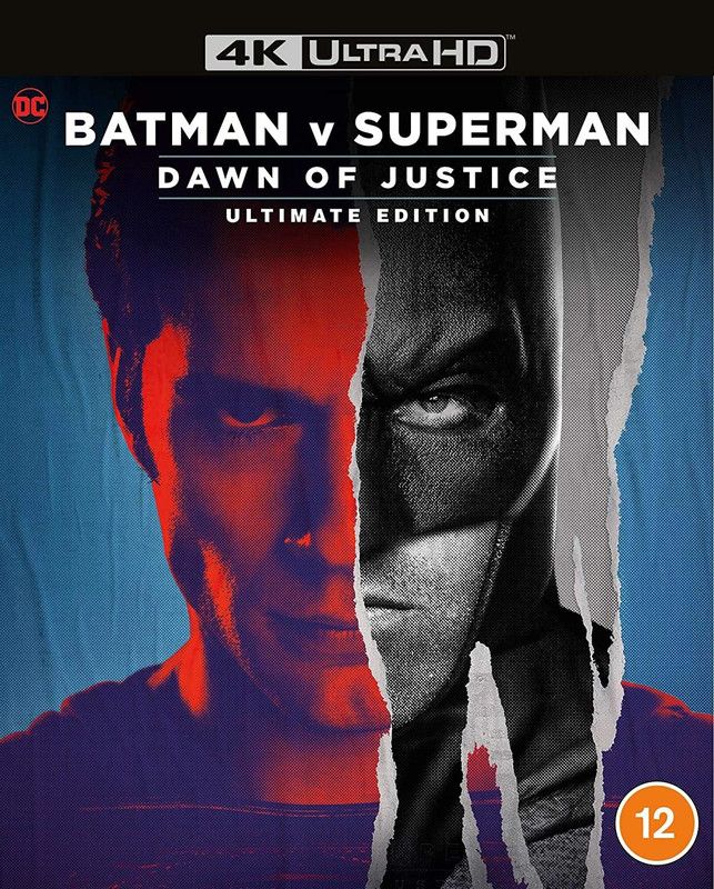 Batman V Superman: Dawn of Justice Ultimate Edition Remastered (4K UHD) (1-Disc Includes Slipcase Packaging) (Region Free | UK Import)  (4K(UHD) Blu-ray English)