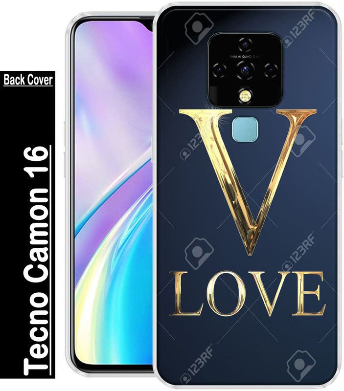 redfly Back Cover for Tecno Camon 16  (Multicolor, Grip Case, Silicon, Pack of: 1)