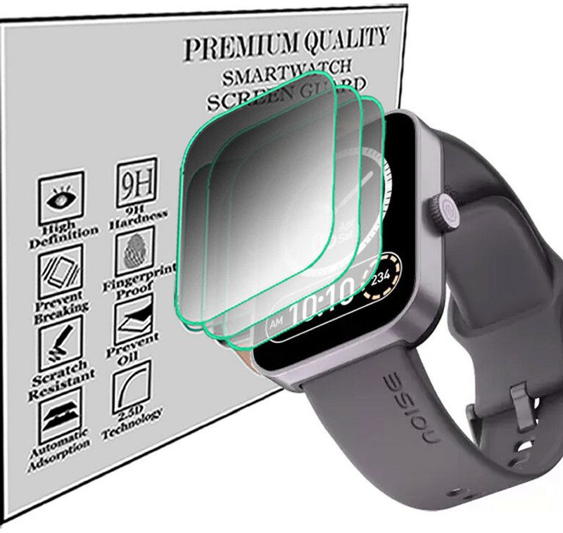 HIDEOUS Screen Guard for Noise ColorFit Caliber 2 Buzz  (Pack of 3)