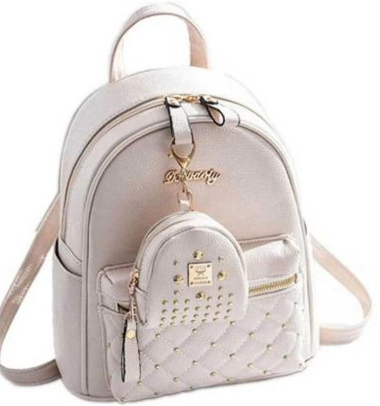 Medium 25 L Backpack Cream bag  (White)