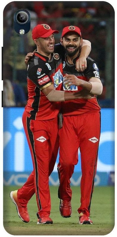 PHONE WALEY.COM Back Cover for VIVO Y90 , VIVO 1908 ,Kohli,MS Dhoni,rohit sharma , Printed  (Red, Hard Case, Pack of: 1)