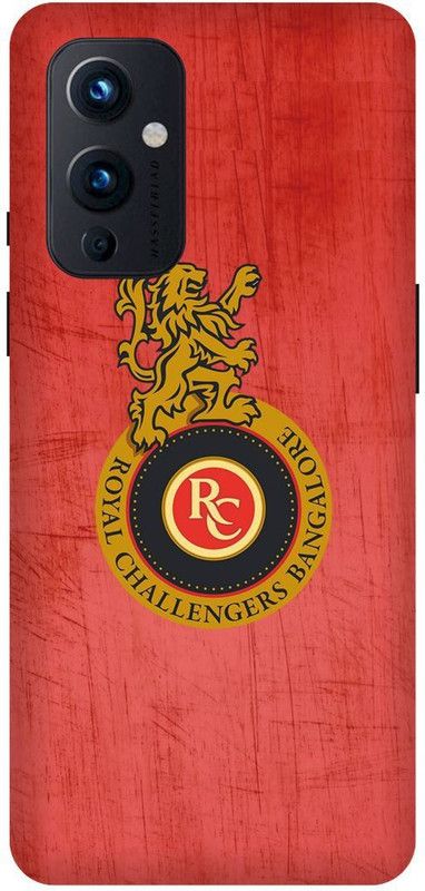 FRONK Back Cover for OnePlus 9 5G, LE2111, ROYAL, CHALLENGERS, IPL, TEAM, LOGO  (Red, Hard Case, Pack of: 1)