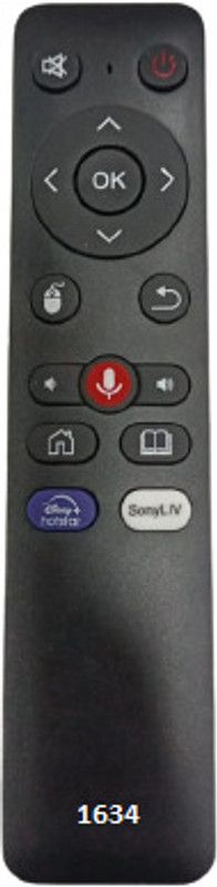 Nij 14 Use For 4K TV Remote Control Remote Controller  (Black)