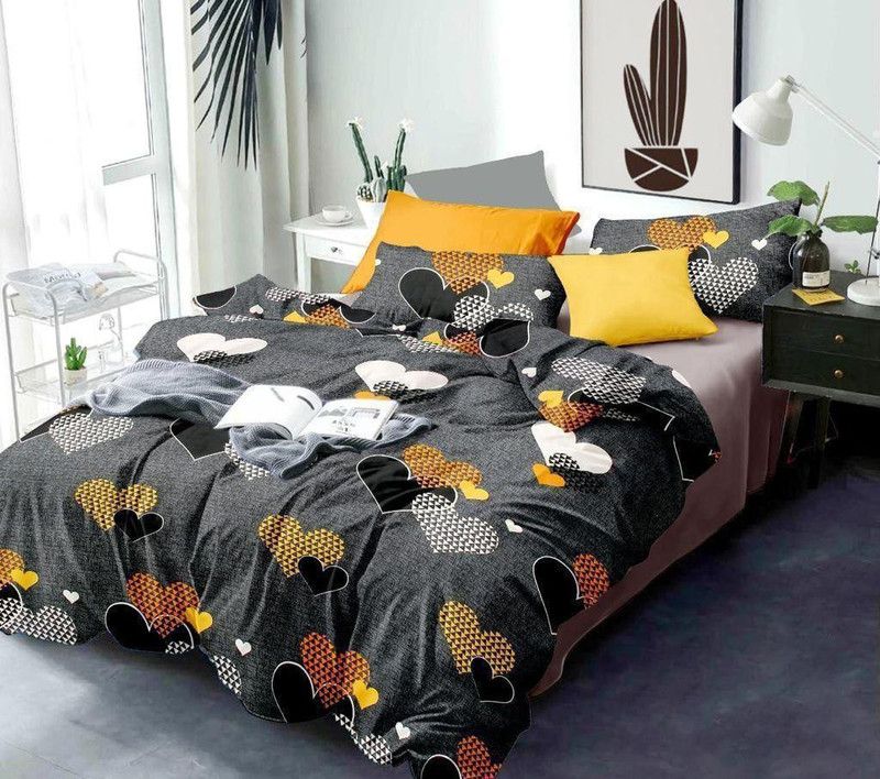 Skytex Queen Polycotton Duvet Cover  (Brown)