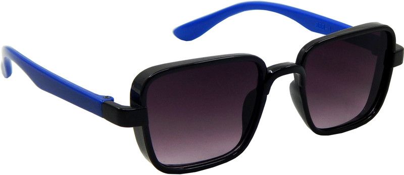 UV Protection, Gradient Retro Square Sunglasses (Free Size)  (For Boys & Girls, Blue)