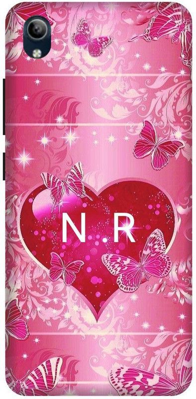 PHONE WALEY.COM Back Cover for VIVO Y91i , VIVO 1820 ,NR, N LOVES, NR NAME, NR Love Printed  (Pink, Hard Case, Pack of: 1)