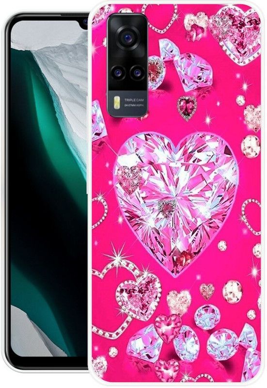INDIALAND Back Cover for Vivo Y31  (Multicolor, Grip Case, Silicon)