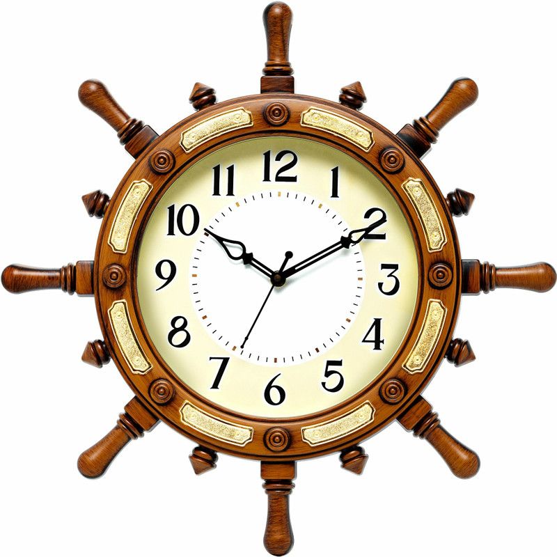 Cube X Analog 41 cm X 41 cm Wall Clock  (Beige, White, With Glass, Standard)