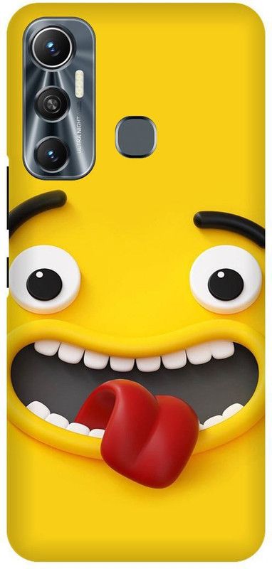 FRONK Back Cover for Infinix Hot 11, X662, YELLOW, MINIONS, CARTOON, FUNNY  (Yellow, Hard Case, Pack of: 1)