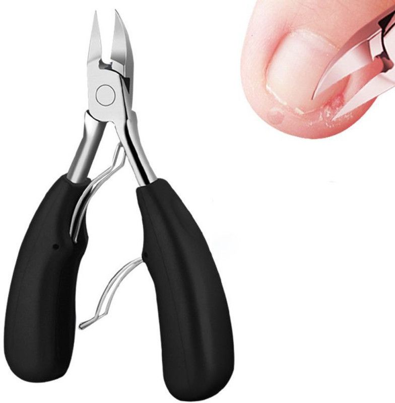 BeautyQua Best in Thick & Ingrown Toe Nail Clippers for Pedicure Clippers Toenail Cutters
