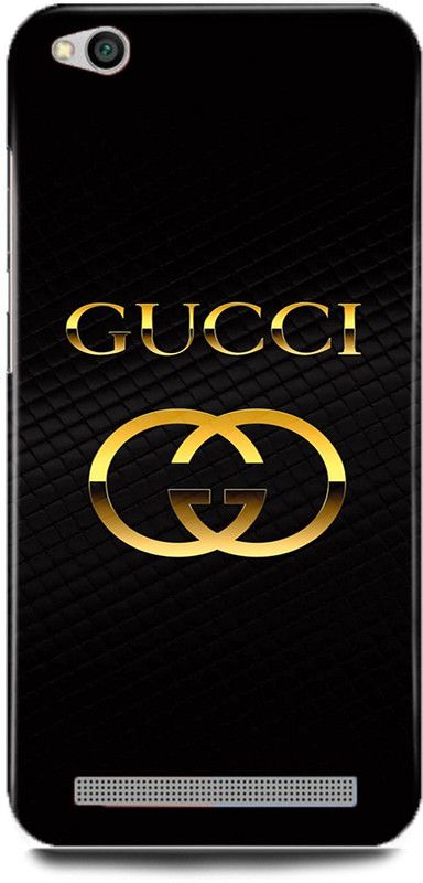FRONK Back Cover for Redmi 5A, MCI3B, GUCCI, GOLD, LOGO, SIGN, DESIGN, ART  (Black, Hard Case)