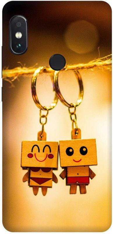 play fast Back Cover for Redmi Y2, M1803E6I, KEY, CHAIN, COUPLE, LOVE  (Gold, Hard Case, Pack of: 1)