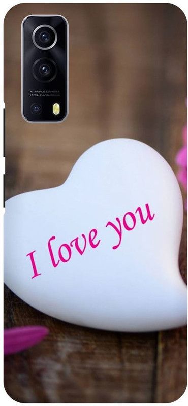 THE NARAYANA COLLECTIONS Back Cover for IQOO Z3- V2073A-I,LOVE,YOU,HEART,DIL,COUPLES  (Multicolor, Hard Case, Pack of: 1)