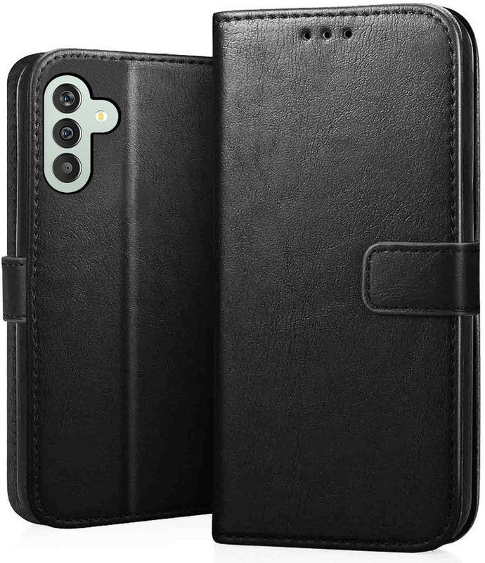 SROCK Flip Cover for Samsung Galaxy M13 4G  (Black, Cases with Holder, Pack of: 1)