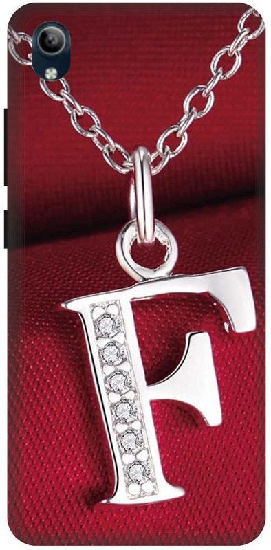 PHONE WALEY.COM Back Cover for VIVO Y91i , VIVO 1820 ,F letter,F name F word , Printed Back Cover  (Red, Hard Case, Pack of: 1)