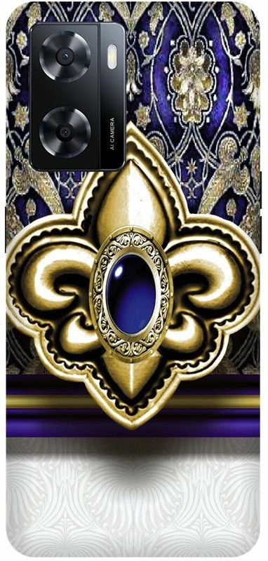 Dimora Back Cover for OPPO A 57e ,GOLDEN PRINT ART TRENDING  (Multicolor, Hard Case, Pack of: 1)