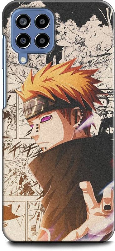 WallCraft Back Cover for SAMSUNG Galaxy M53 5G PAIN, GOKU, DRAGON BALLZ, ANIME, VEGETA, NARUTO  (Multicolor, Dual Protection, Pack of: 1)