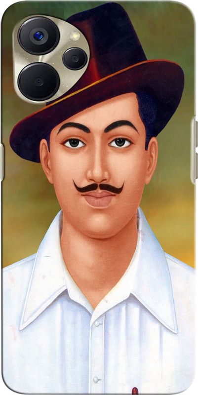 INTELLIZE Back Cover for Realme 9i 5G BHAGAT SINGH, FREEDOM FIGHTER, INDIAN, NATIONAL, INQLAB JINDABAD  (Multicolor, Hard Case, Pack of: 1)