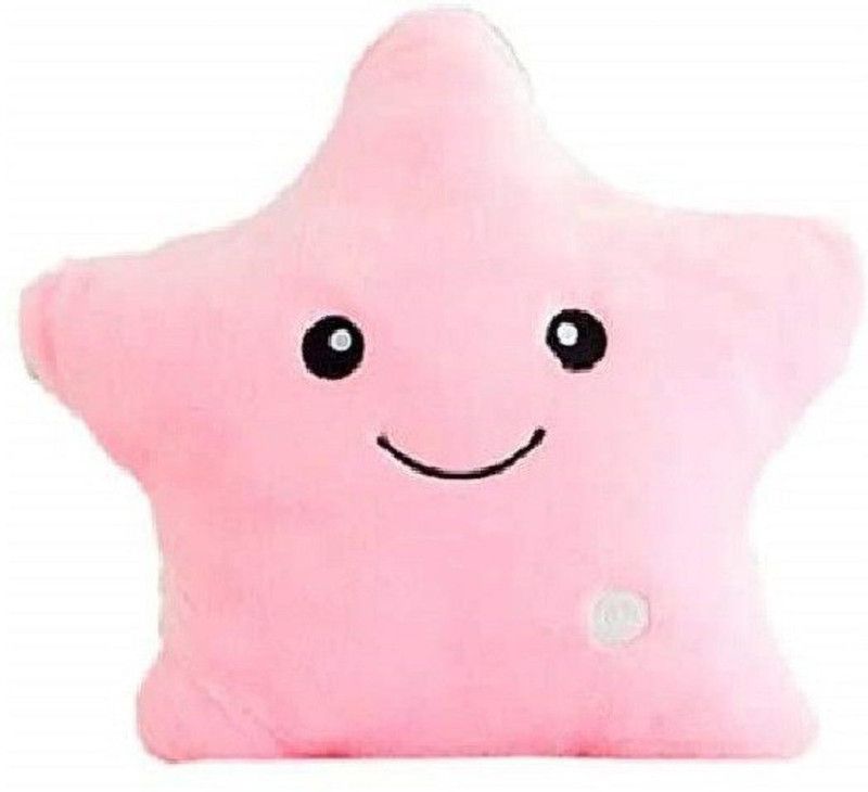 NYRWANA DELIVERING SMILES IN INIDA Polyester Fibre Solid Cushion Pack of 1  (Pink)