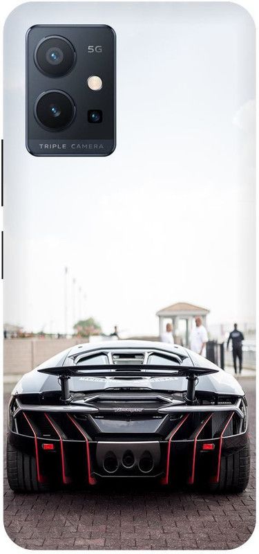 Bluvver Back Cover for Vivo T1 5G, V2141 Printed Sports Car Back Cover  (Multicolor, Hard Case, Pack of: 1)