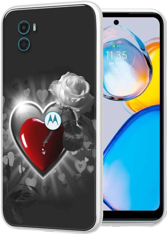 Vascase Back Cover for Motorola Moto E32  (Multicolor, Dual Protection, Silicon, Pack of: 1)