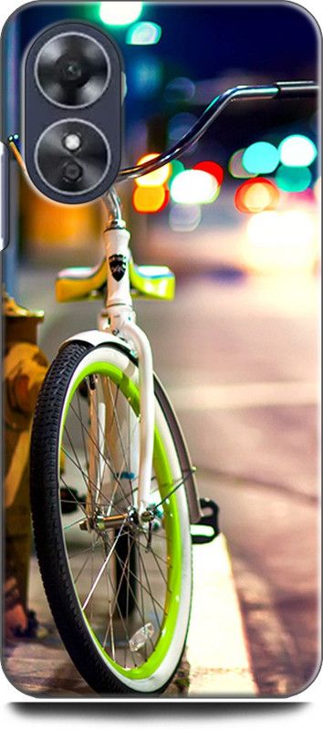 WallCraft Back Cover for OPPO A17, CPH2477 CYCLE, BICYCLE, SUPER CYCLE, CLASSIC  (Multicolor, Dual Protection, Pack of: 1)