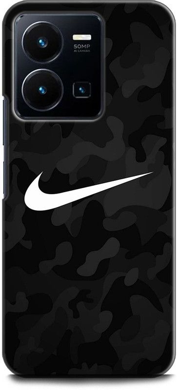 WallCraft Back Cover for Vivo Y35, V2205 NIKE, NIKE LOGO, BLACK, ARMY, EMBOLEM  (Multicolor, Dual Protection, Pack of: 1)