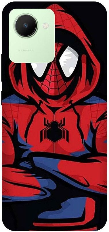 FRONK Back Cover for realme C30s, RMX3690, THE, AMAZING, SPIDERMAN, SPIDER  (Red, Hard Case, Pack of: 1)
