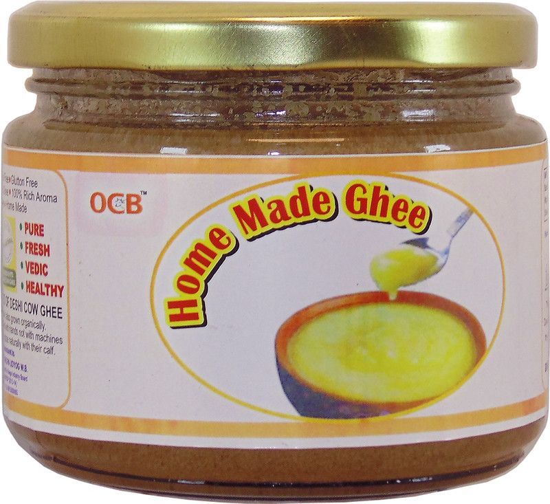 OCB Home Made Ghee Immunity Booster Bengali Ghee 250 g Glass Bottle