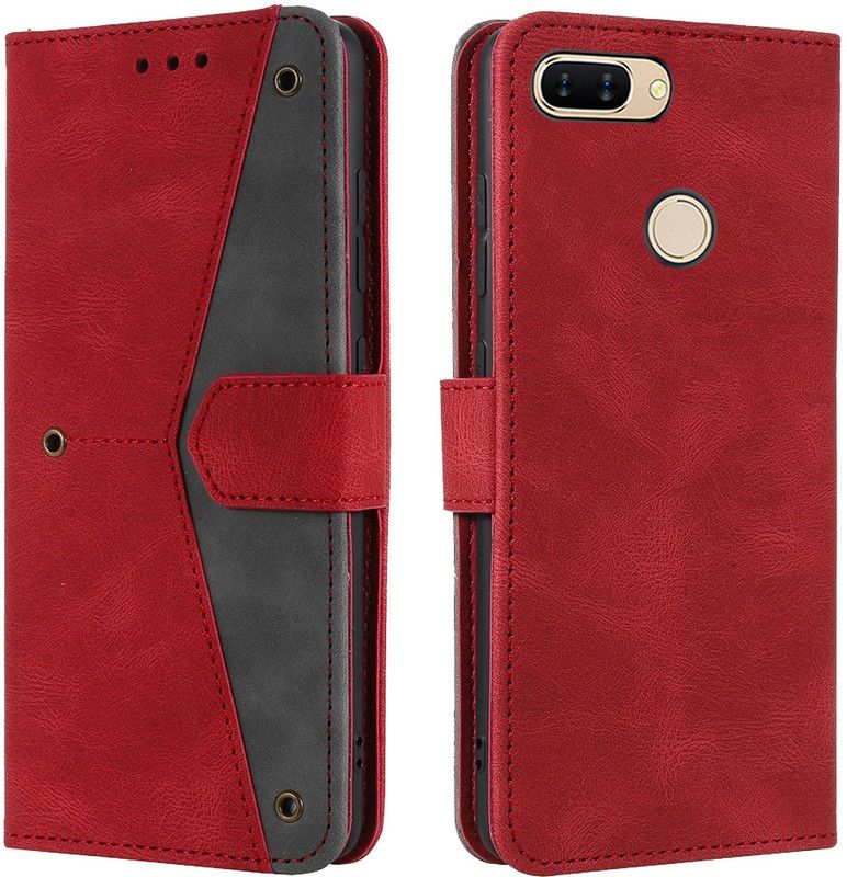 Autofocus Flip Cover for Realme 2 Pro  (Multicolor, Cases with Holder)