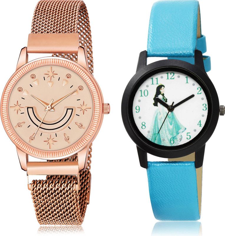 Analog Watch - For Girls Latest Luxury 2 Watch Combo For Women And Girls - GW68-GO134