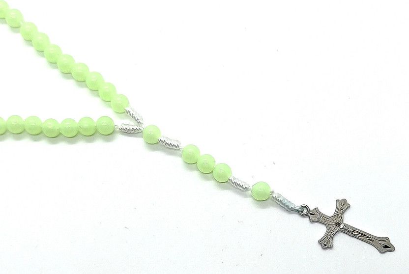Jesus Cross Radium Pendent Religious Jewellery Chain for Christmas Gift RL530 Sterling Silver Stainless Steel Pendant Set