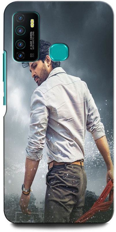 GRAFIQE Back Cover for Infinix Hot 9 ALLUARJUN, STYLISHSTAR, DJ, SURYATHESOLDIER, ALLU  (Multicolor, Shock Proof, Pack of: 1)