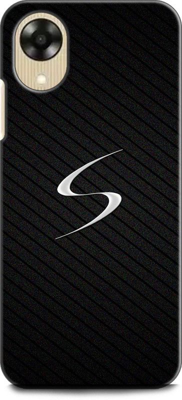 WallCraft Back Cover for OPPO A17K, CPH2471 S, S LETTER, BLACK, WHITE S LETTER, S ALPHABET, DESIGN  (Multicolor, Dual Protection, Pack of: 1)