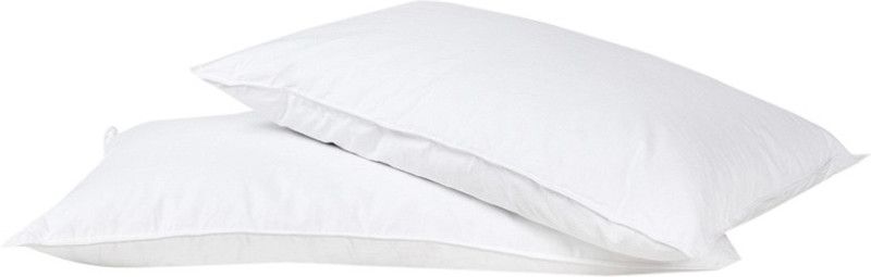 Macsoon Foam Rectangle Bed/Sleeping Pillow Pack of 2  (White)