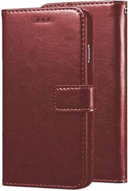 SCAMPY Flip Cover for Oppo F11  (Brown, Shock Proof, Pack of: 1)