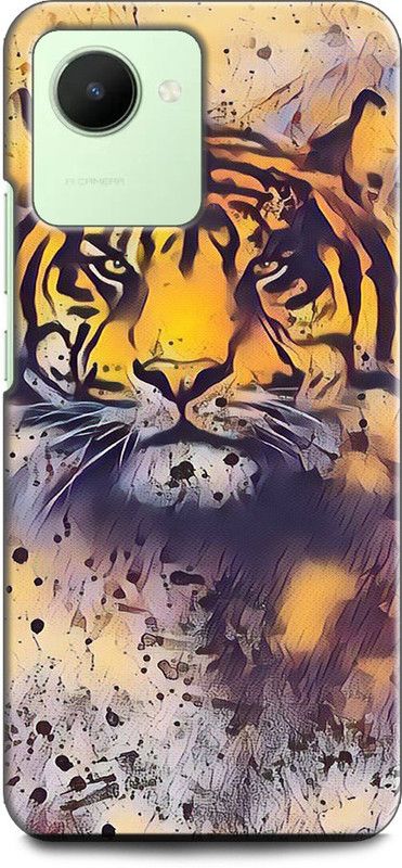 WallCraft Back Cover for Realme C30, RMX3581 TIGER, WILD, ABEJ, ANIMAL, ABSTRACT  (Multicolor, Dual Protection, Pack of: 1)
