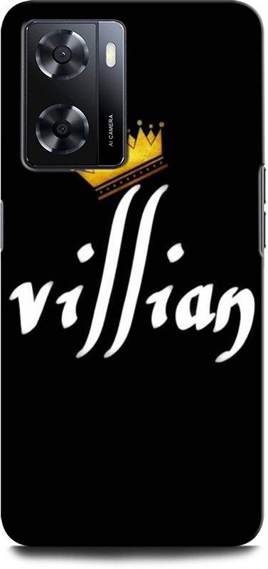 GRAFIQE Back Cover for OPPO A57e VILLIAN, KING, ATTUTUDE, SWAG  (Multicolor, Shock Proof, Pack of: 1)